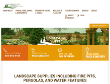 Tablet Screenshot of landscapingsuppliesutah.com